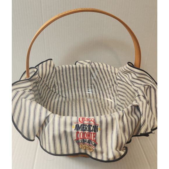 Longaberger1992 Crisco American Cookie Celebration Basket/Liner/Protector - Picture 1 of 3